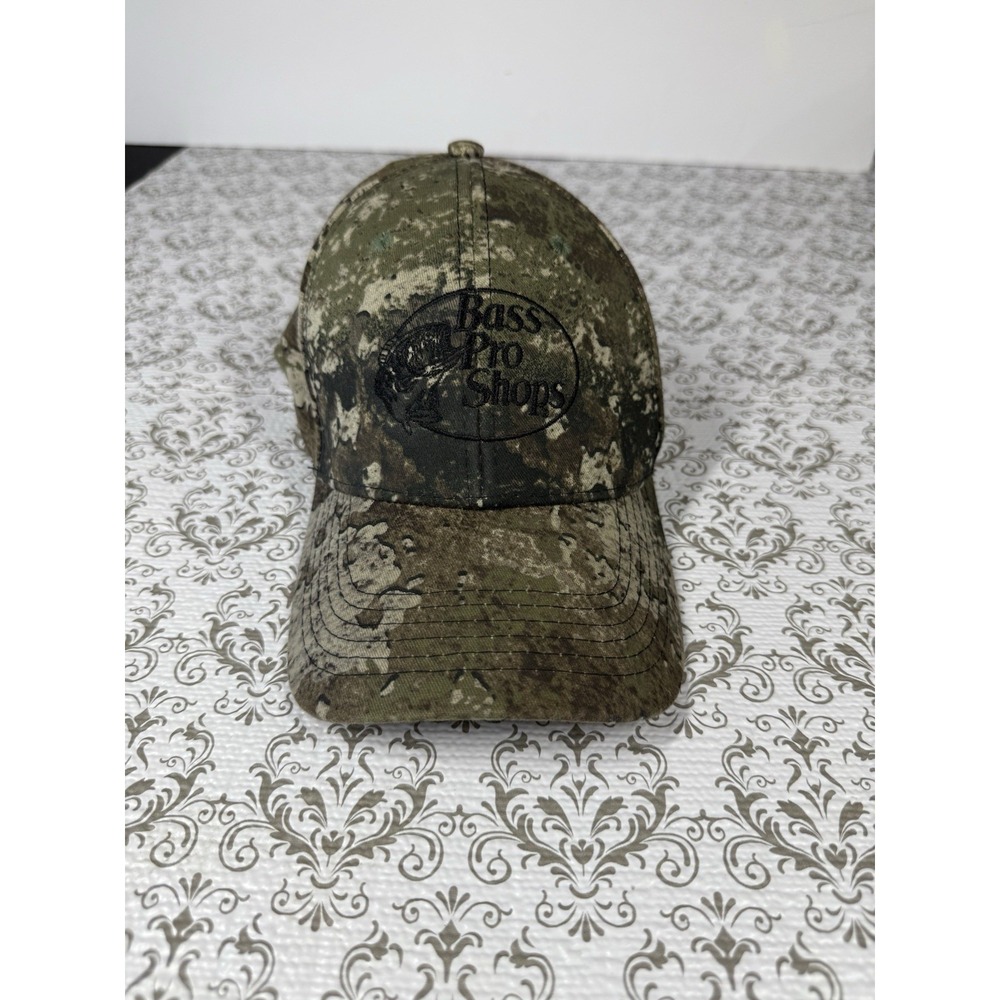 Bass‎ Pro Shops Embroidered Baseball Hat Adjustable Truetimber Camo